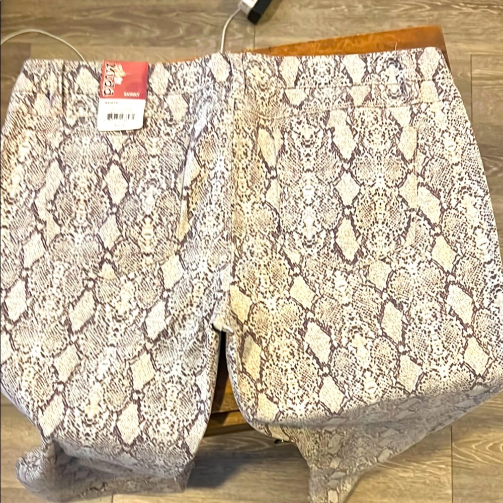 Snakeskin Print Shorts